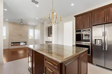 Kitchan and Living Rooom - Ocean Hamock Luxury Home by Stoughton and Duran